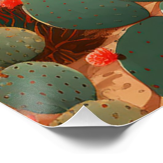 Wüste Beauty #1 Poster (Ecke)