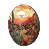 Wüste Beauty #1 Poster Dartscheibe (Vorderseite rechts)