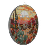 Wüste Beauty #1 Poster Dartscheibe (Vorderseite Links)