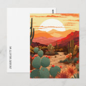 Wüste Beauty #1 Poster Postkarte (Vorne/Hinten)