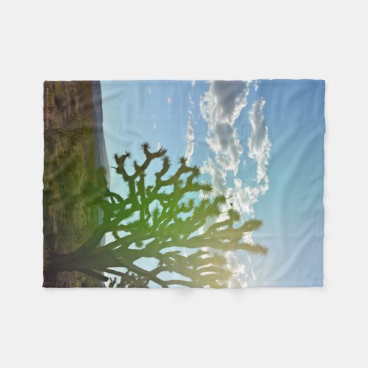 Wüste Beauty Fleecedecke (Vorderseite (Horizontal))