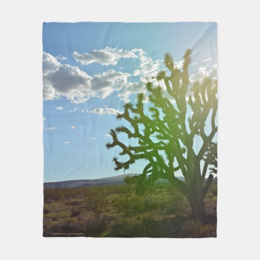 Wüste Beauty Fleecedecke (Vorderseite)