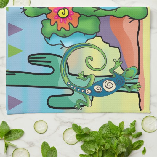 Wüste Beauty Geschirrtuch (Gefaltet)