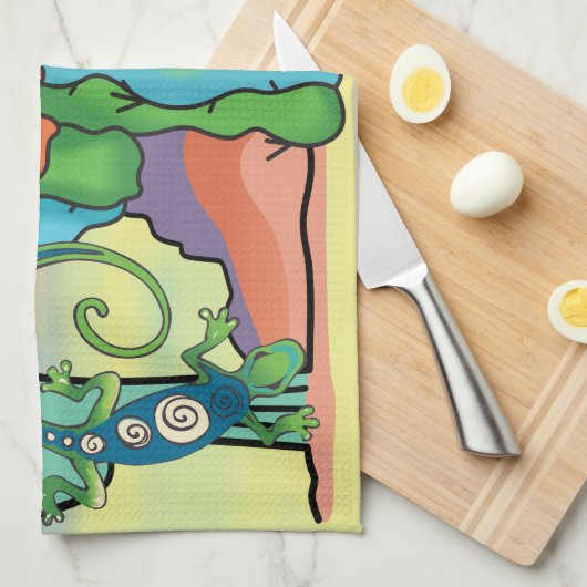 Wüste Beauty Geschirrtuch (Viertel Falte)