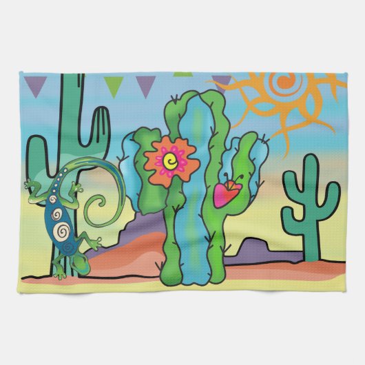 Wüste Beauty Geschirrtuch (Horizontal)