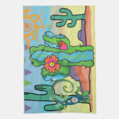 Wüste Beauty Geschirrtuch (Vertikal)