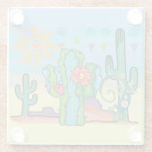 Wüste Beauty Glasuntersetzer (Rückseite)