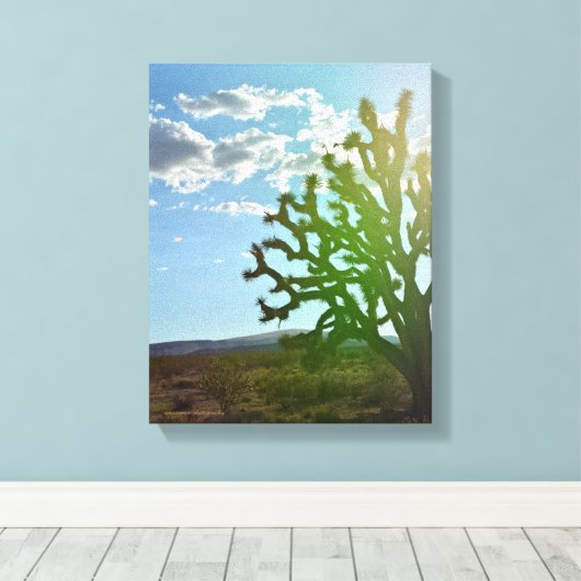 Wüste Beauty Leinwanddruck (Insitu (Holzboden))