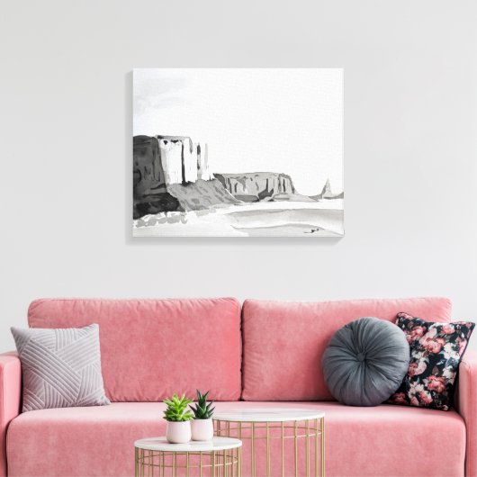 Wüste Beauty Leinwanddruck (Insitu (Wohnzimmer))