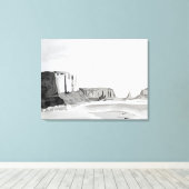 Wüste Beauty Leinwanddruck (Insitu (Holzboden))