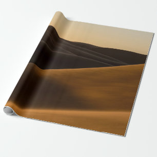 WÜSTE BEI SONNENUNTERGANG GESCHENKPAPIER