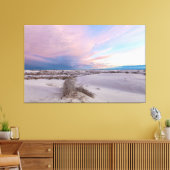 Wüste bei Sunset Leinwanddruck (Insitu (Wohnzimmer))