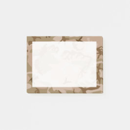 Wüste Beige Brown Green Camouflage Camouflage Post-it Klebezettel