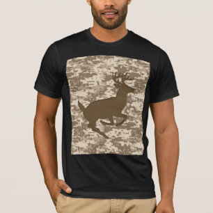 Wüste Beige Digital Camouflage Deer Camouflage Mus T-Shirt