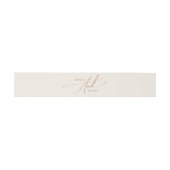 Wüste | Beige Einladungsbanderole (Flach)