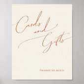 Wüste | Beige Karten und Geschenke Zeichen Poster (Vorne)