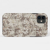 Wüste Beige Style Digital Camouflage Case-Mate iPhone Hülle (Rückseite (Horizontal))