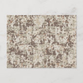 Wüste Beige Style Digital Camouflage Postkarte (Vorderseite)