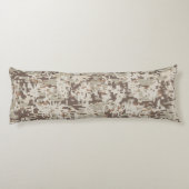 Wüste Beige Style Digital Camouflage Seitenschläferkissen (Rückseite)