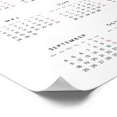 Wüste Blooms Digitale Kunst 2023 Kalenderposter Poster (Ecke)