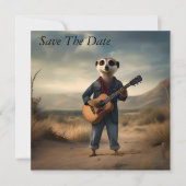 Wüste Blues: Denim Guitar Jam von Meerkat, Save The Date (Vorderseite)
