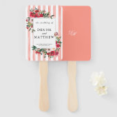 Wüste Blume Hochzeitseinladung Fächer (Vorne und Hinten)