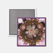 Wüste-Blume Magnet (Vorderseite/Rückseite)