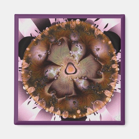 Wüste-Blume Magnet (Vorne)