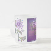 Wüste Blume Mattglastasse (Vorderseite Links)