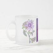 Wüste Blume Mattglastasse (Links)
