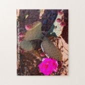 Wüste Blume Nevada.Christmas Grüße Puzzle (Vertikal)