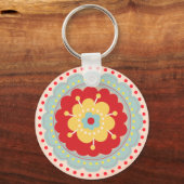 Wüste Blume Schlüsselanhänger (Rückseite)