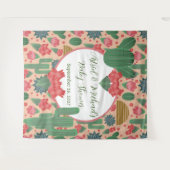 Wüste Blush Pink Girl Babydusche Wandteppich (Vorderseite (Horizontal))