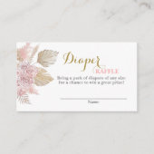 Wüste Boho Diaper Umschließungskarte Begleitkarte (Vorderseite)