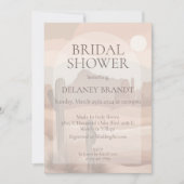 Wüste Bridal, Brautparty, sie sagte ja, Wüste Einladung (Vorderseite)