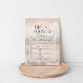 Wüste Bridal, Brautparty, sie sagte ja, Wüste Einladung