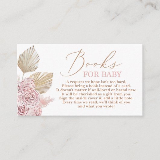 Wüste bringt eine Buchkarte mit Begleitkarte (Vorderseite)