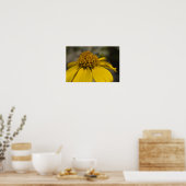 Wüste Brittlebrush Blossom Poster (Küche)