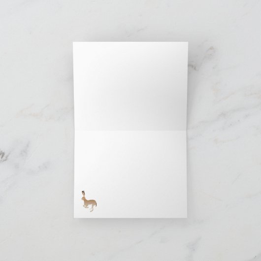 Wüste Cactus Christmas Card Karte (Innenseite)