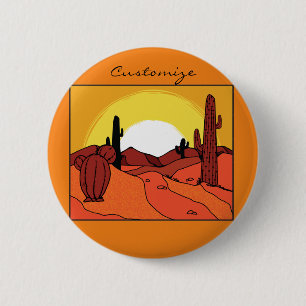 Wüste Cactus Sunset Thunder_Cove Button