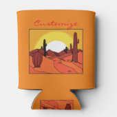 Wüste Cactus Sunset Thunder_Cove Dosenkühler (Rückseite)