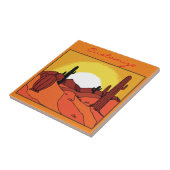 Wüste Cactus Sunset Thunder_Cove Fliese (Seite)