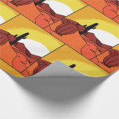 Wüste Cactus Sunset Thunder_Cove Geschenkpapier (Ecke)