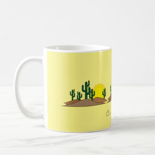 Wüste Cactus Sunset Thunder_Cove Kaffeetasse (Links)