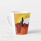 Wüste Cactus Sunset Thunder_Cove Milchtasse (Linke Ecke)