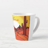 Wüste Cactus Sunset Thunder_Cove Milchtasse (Rechte Ecke)