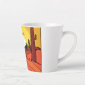 Wüste Cactus Sunset Thunder_Cove Milchtasse (Rechts)