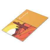 Wüste Cactus Sunset Thunder_Cove Notizblock (angewinkelt)