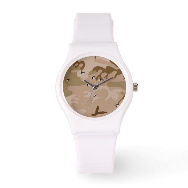Wüste-Camouflage Armbanduhr (Vorderseite)