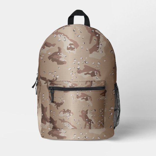 Wüste-Camouflage Bedruckter Rucksack (Vorderseite)